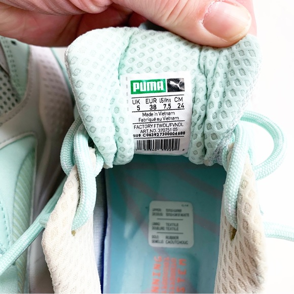 Puma RS-X Tracks Fair Aqua Women’s Sneakers Chunky Retro - Picture 7 of 11